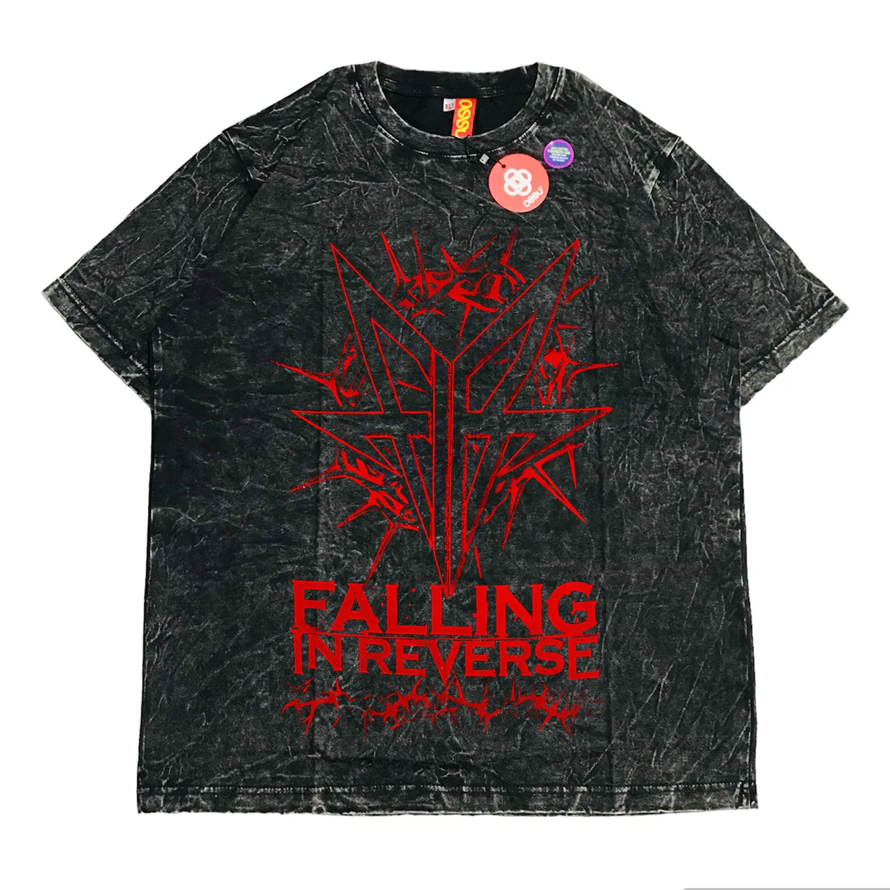 Falling in Reverse Red Logo Washed