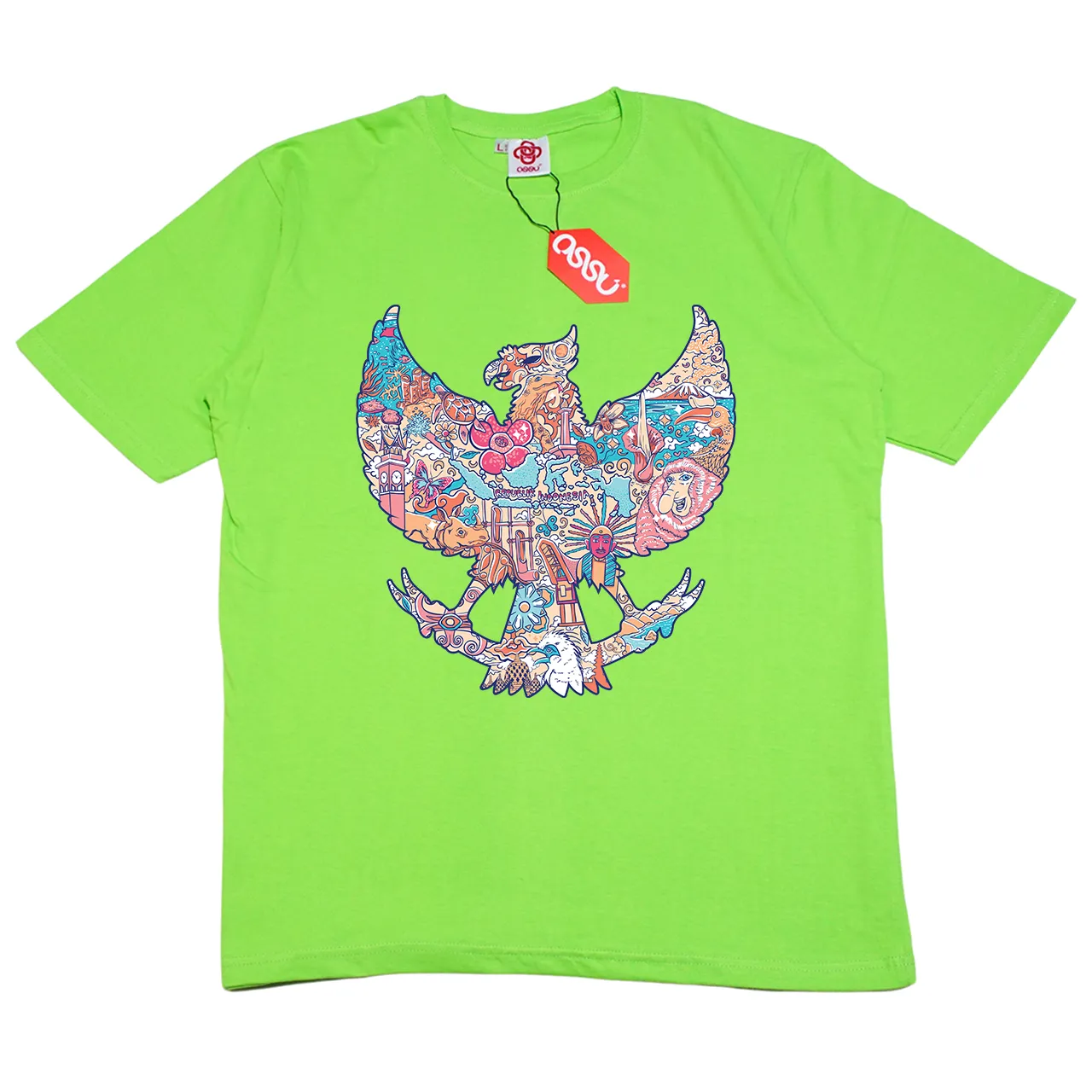 GARUDA BATIK PINK GREEN