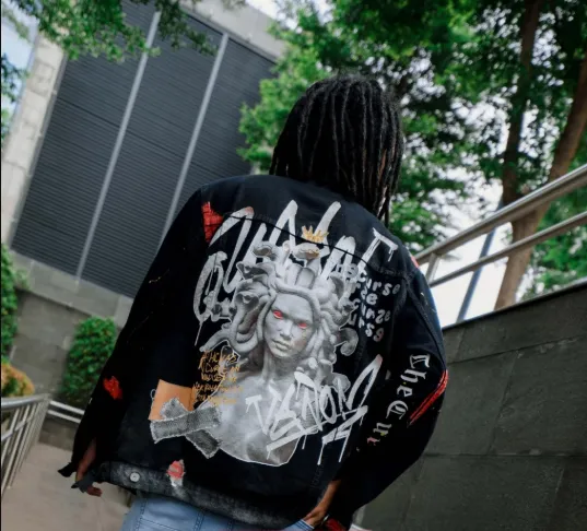 PAPAGO - JAKET JEANS - JAKET DENIM PRIA - MEDUSA