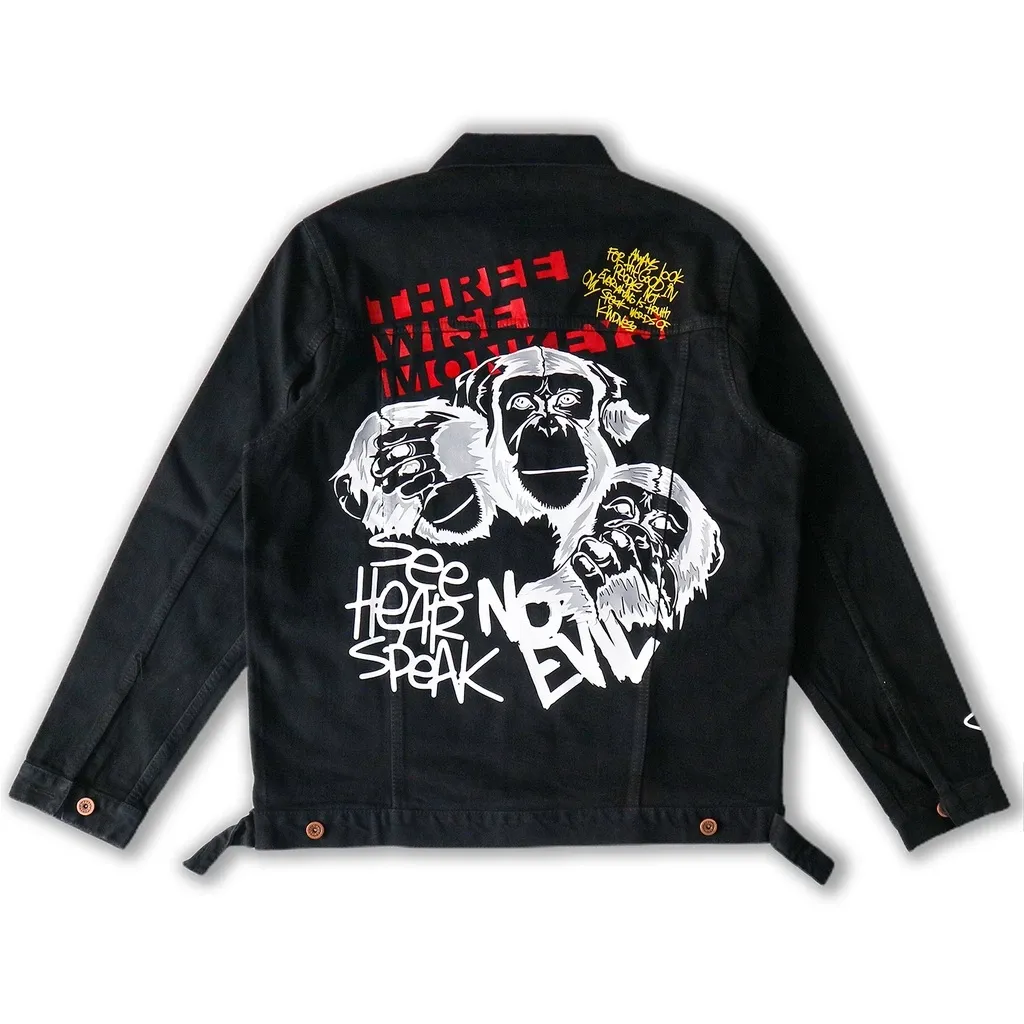 PAPAGO - JAKET JEANS - JAKET DENIM PRIA - THREE WISE