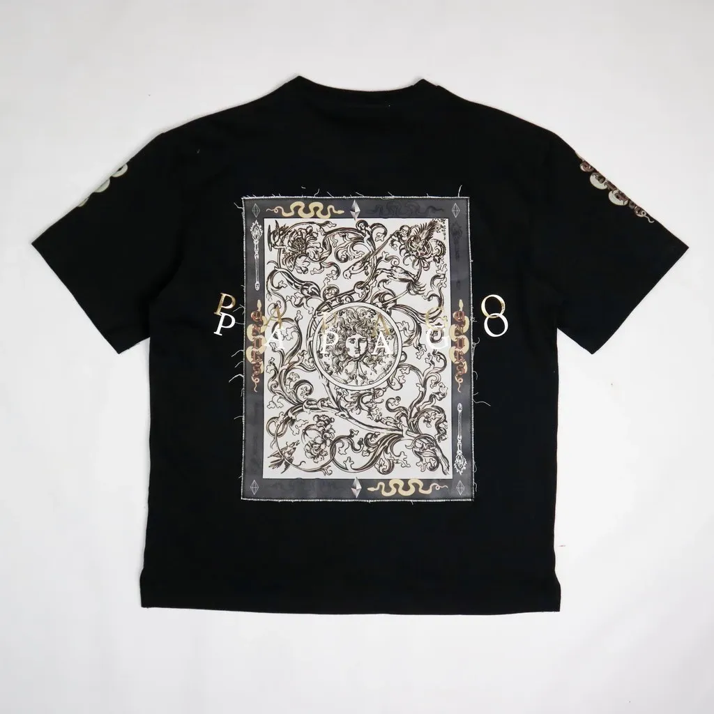 PAPAGO - T-SHIRT OVERSIZE - GOLD MEDUSA